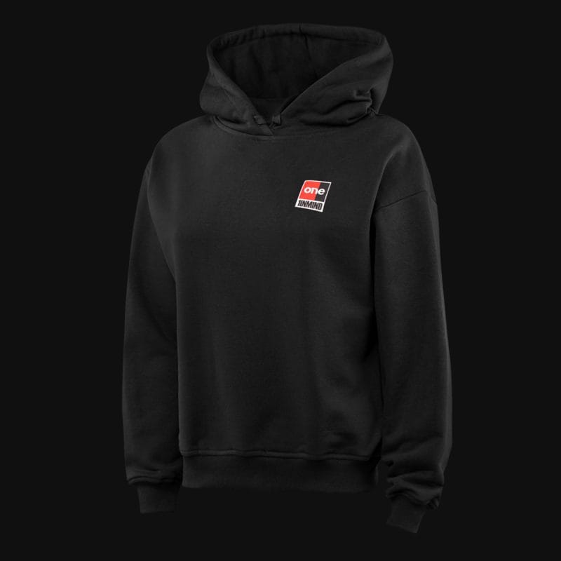 Γυναικείο μαύρο φούτερ με κουκούλα Regular-fit - Black Core - 03