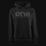 Γυναικείο μαύρο φούτερ με κουκούλα Regular-fit - Stealth One