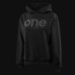Γυναικείο μαύρο φούτερ με κουκούλα Regular-fit - Stealth One - 03