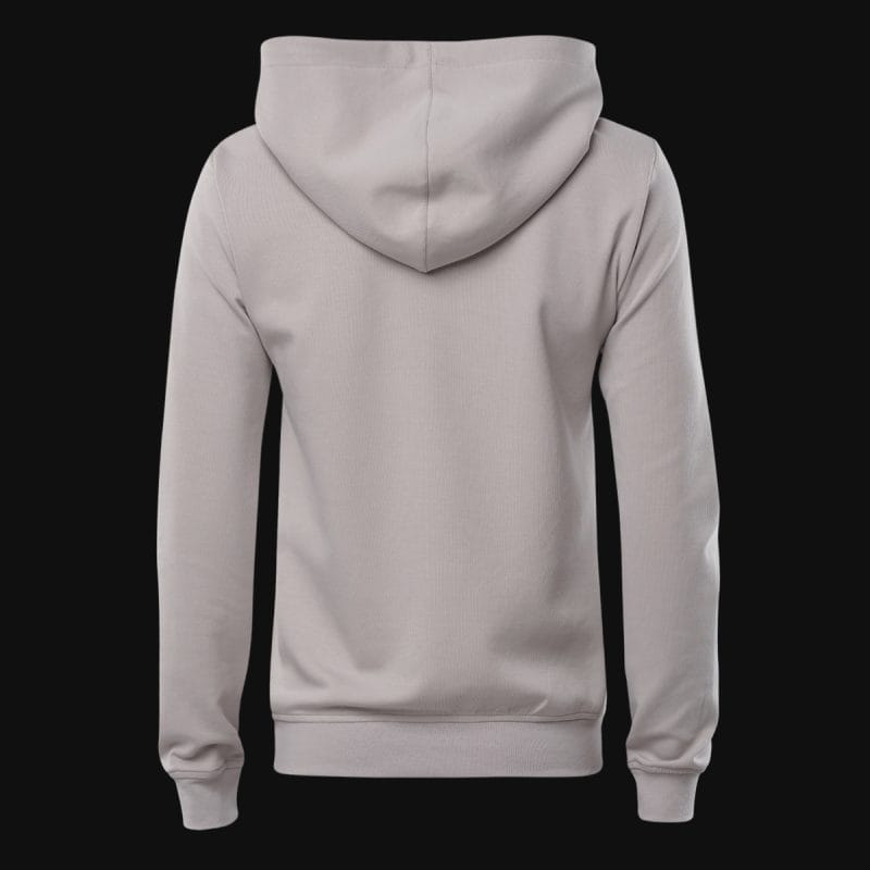 Γυναικείο φούτερ Fleece με κουκούλα Slim-fit - Grey One - 05