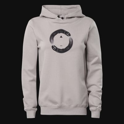 Γυναικείο φούτερ Fleece με κουκούλα Slim-fit - Grey One