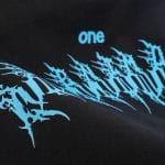 Ανδρικό μαύρο φούτερ με κουκούλα - Cyber Current - 02