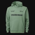 Ανδρικό φούτερ Premium Fleece με κουκούλα - Olive Core
