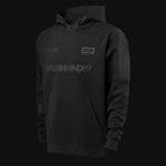 Ανδρικό φούτερ Premium Fleece με κουκούλα - Stealth Black - 03