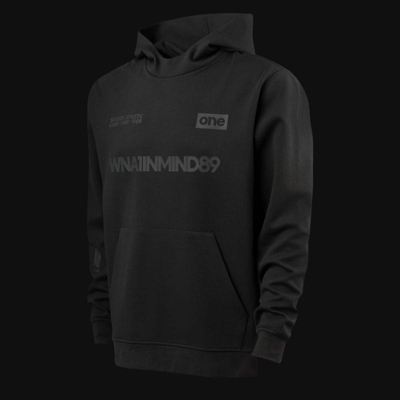 Ανδρικό φούτερ Premium Fleece με κουκούλα - Stealth Black - 03