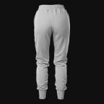 Γυναικείο γκρι παντελόνι φόρμας Slim Fit - Grey One - 04