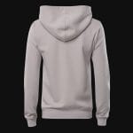 Γυναικείο γκρι φούτερ Fleece με κουκούλα Slim-fit - Grey One - 04