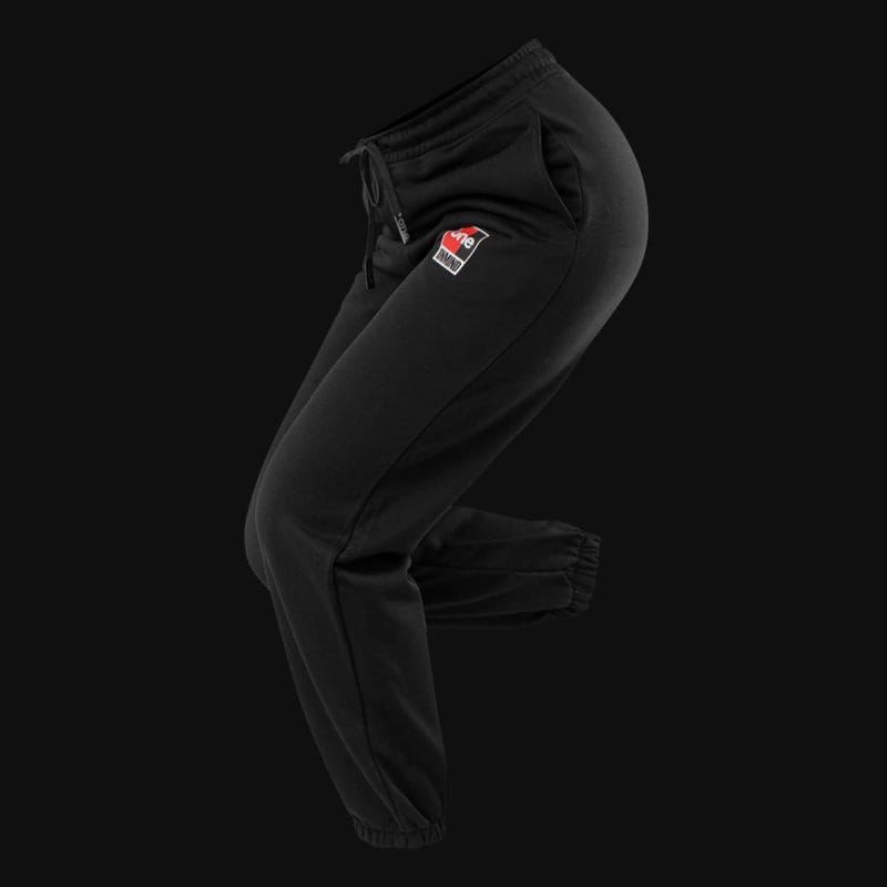 Γυναικείο μαύρο παντελόνι φόρμας Regular Fit - Black Core - 03