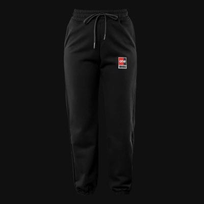 Γυναικείο μαύρο παντελόνι φόρμας Regular Fit - Black Core