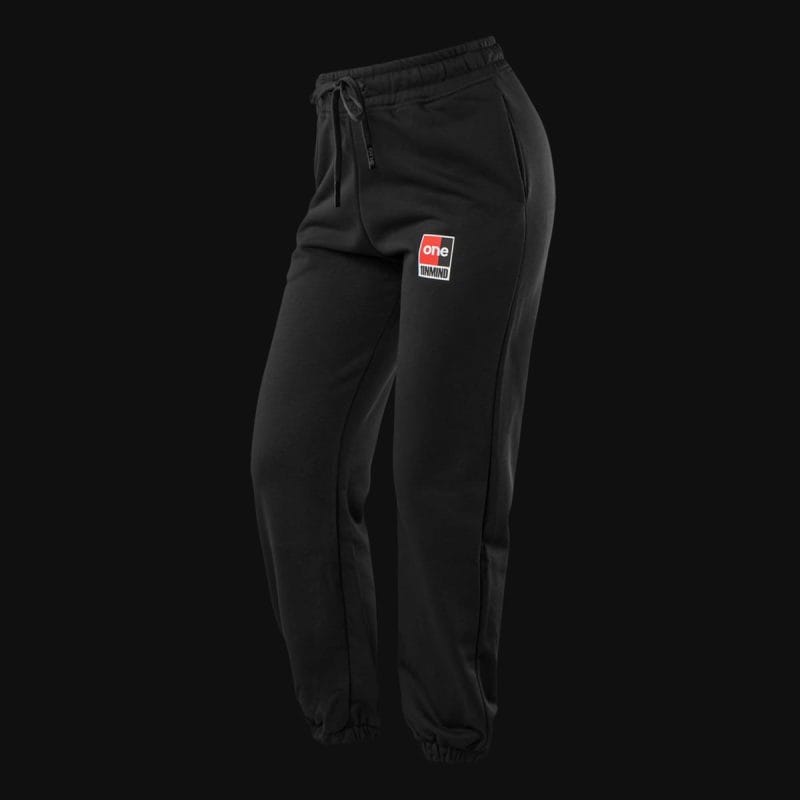 Γυναικείο μαύρο παντελόνι φόρμας Regular Fit - Black Core - 06