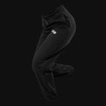 Γυναικείο μαύρο παντελόνι φόρμας Regular Fit - Essentials - 04