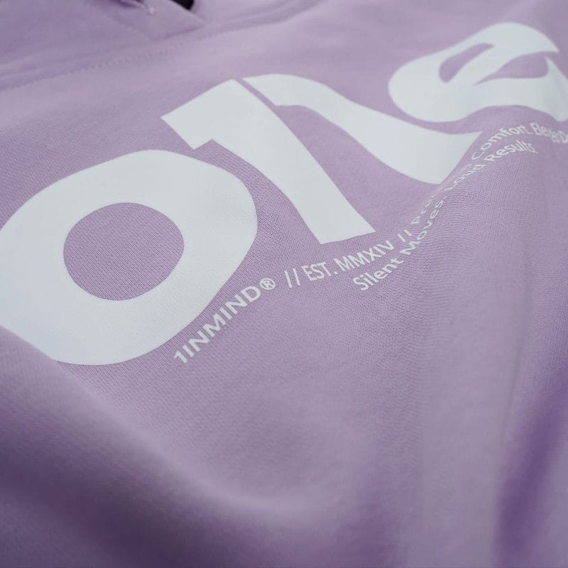 Γυναικείο φούτερ με κουκούλα Regular-fit - Purple One - 02